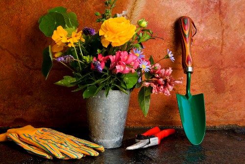 Customer booking a garden maintenance appointment